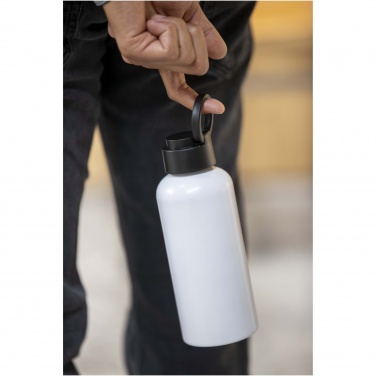 Logotrade advertising products photo of: Trinity 600 ml RCS certified recycled aluminium water bottle with RPET lid